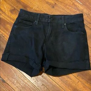 Black Denim Shorts Size Small
